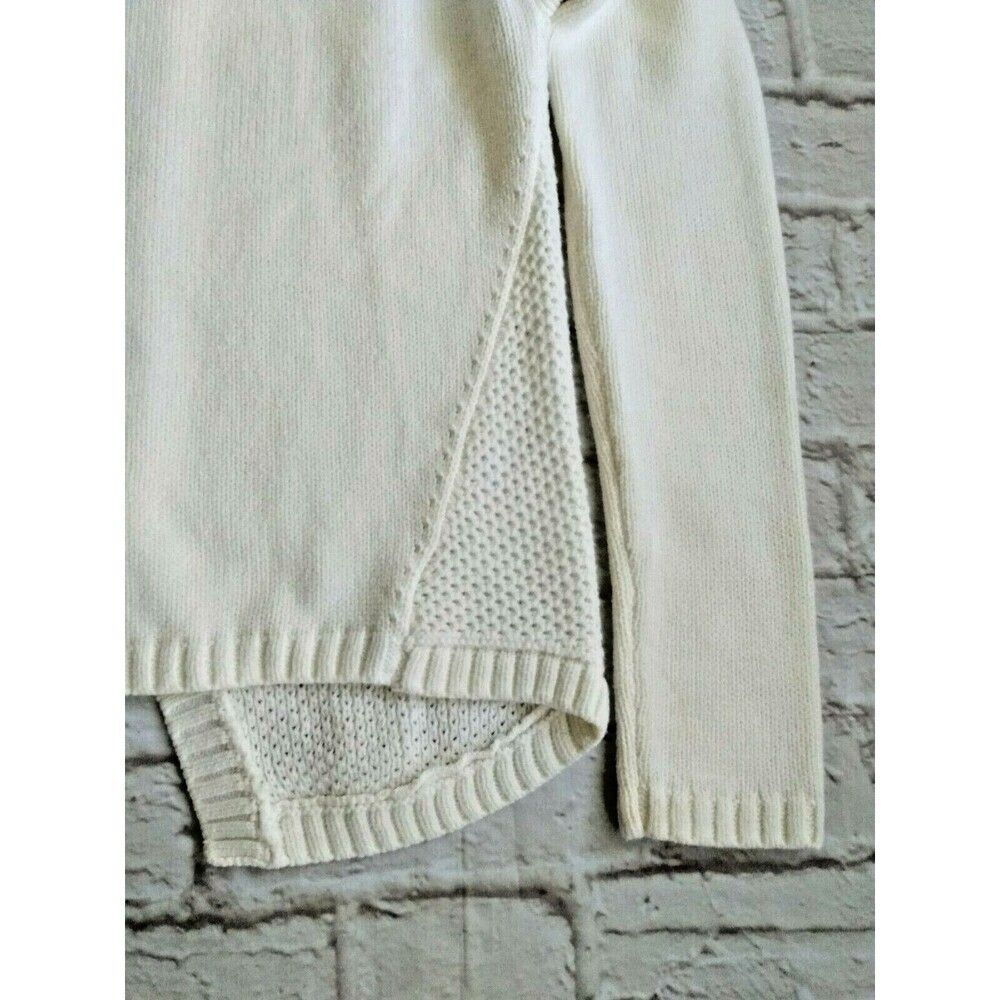 Kaisely Summer Sweater Girl's Size XXL/16 Buttoned Back Studded Cream - Picture 5 of 8